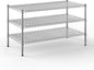 24" Deep x 48" Wide x 27" Height Wire Shelving Kit | 3-Tier | NSF Commercial Storage Rack Unit