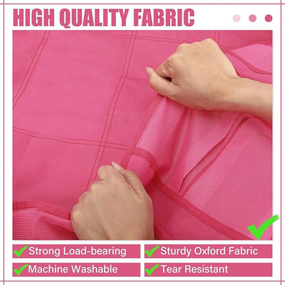 Windyun 40 Over the Door Shoe Organizer Large Mesh Pocket Hanging Shoe Rack for Closet Rose Red Nonslip Behind Door Storage Holder Back to School Organizer for Dorm Room College Classroom Storage