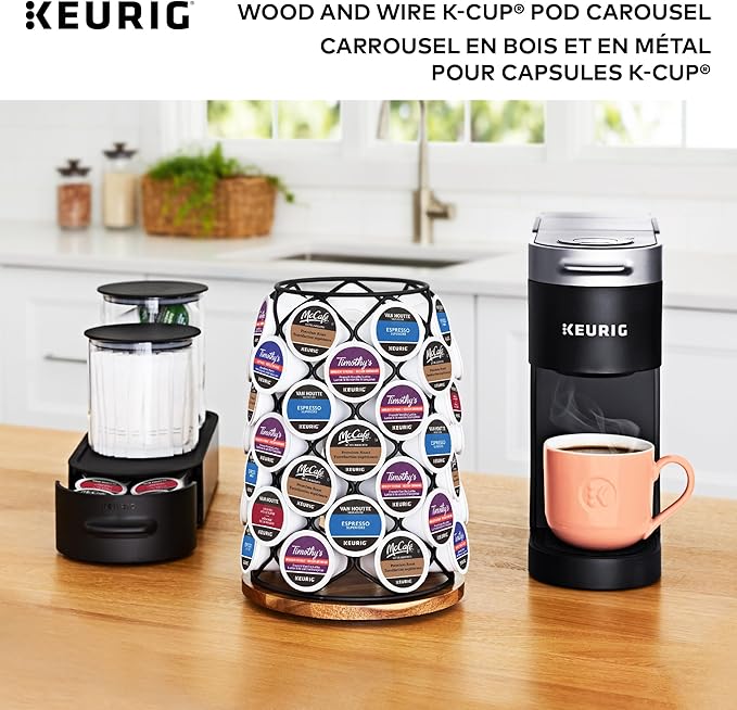 Keurig 5000351185 K-Cup Whirl Carousel Coffee Pod holder, 49, Black