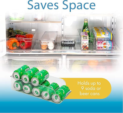Dial Industries Refrigerator Soda Beverage Can Dispenser, Clear
