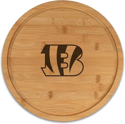 The Memory Company | Licensed NFL 13" Team Bamboo Lazy Susan