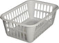 STERILITE Medium Plastic Basket, White, Pack of 12