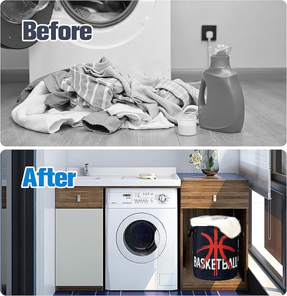 Basketball Laundry Basket Ball Foldable Oxford Cloth Funny Tote Bag Laundry Hamper Clothes Storage Bucket Organizer For Bathroom/Laundry Storage/Bedroom 17.7x13.7 Inch