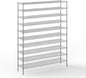 18" Deep x 72" Wide x 96" Height Wire Shelving Kit | 10-Tier | NSF Commercial Storage Rack Unit
