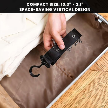 2 Pack-Over the Door Hat Organizer | Oxford Cloth Back of Door Hat Organizer for Baseball Caps & Cap Holder Organizers for Door Holds 16 Caps | Hats Accessories for Baseball Cap Storage