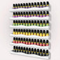 YMVV 15" Nail Polish Rack Wall Mounted Shelf,6 Pack White Acrylic Nail Polish Organizer Nail Supplies for Nail Techs,Great Display for Salons Retailers, YMVVWHITE 003