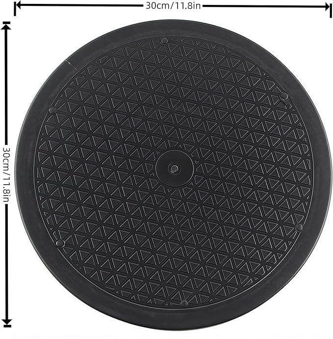 11.8-Inch Heavy Duty 360° Rotating Swivel Steel Ball Bearings Stand for Lazy Susan/TV/Monitor/Living Room Bedroom/Flowerpot