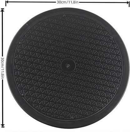 11.8-Inch Heavy Duty 360° Rotating Swivel Steel Ball Bearings Stand for Lazy Susan/TV/Monitor/Living Room Bedroom/Flowerpot