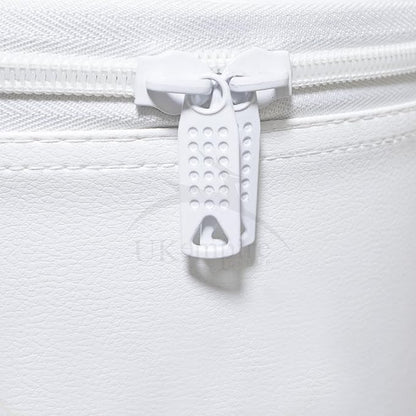 Premium Masonic Fez Cases - Imitation Leather Hat Display Storage Box | Available in White, Red, Blue, Purple, Black (White)