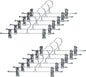 MAWA by Reston Lloyd Space-Saving Clothes Hanger for Pants and Skirts with Two Non-Slip Clips Style K/30D, Set of 12, Silver, 12 Count,18740M