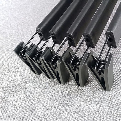Plastic Pants Hangers, 10 Pcs Clothes Hangers, Clip Adjustable Multifunctional,Travel Laundry Hanging Clip for Shoe Hat Clothes Jeans