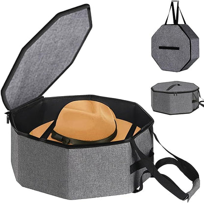 Hat Storage Box,Hat Boxes for Women Storage,Cowboy Hats Holder for Travel,Wide Brims Hat Carrier Case,Stuffed Animal Toy Organizer,Hat Box Closet Organizers and Storage,Hat Boxes for Men