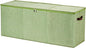 Extra Large Storage Box with Zippered Lid 130L Jumbo Chest Basket Bin Collapsible Lidded Sturdy Organizer with Dividers PU Leather Handles for Clothes Bedding Set Home Closet (Light Green)