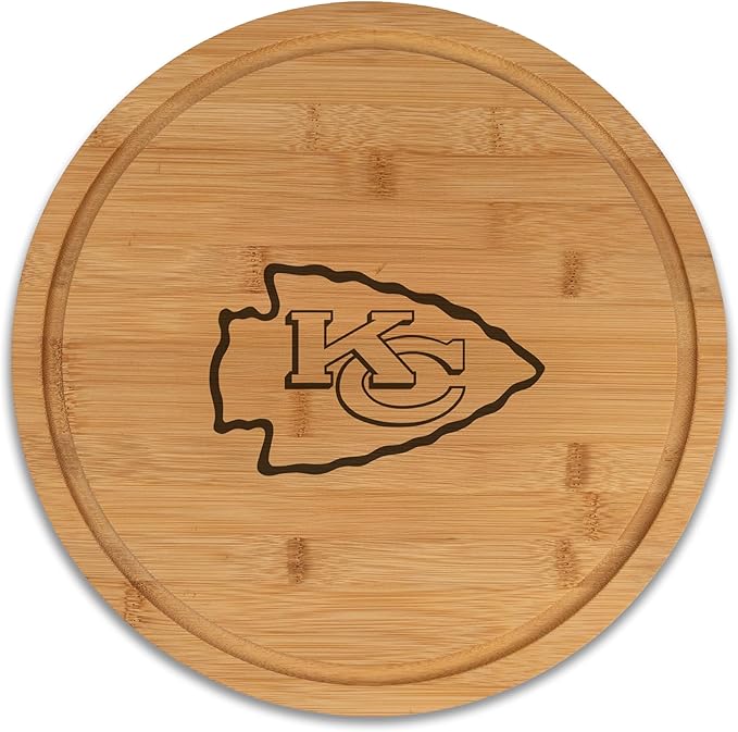The Memory Company | Licensed NFL 13" Team Bamboo Lazy Susan