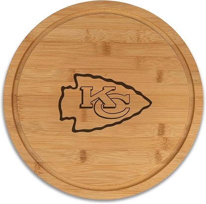 The Memory Company | Licensed NFL 13" Team Bamboo Lazy Susan