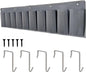 RVZONE RV Shoe Pockets 10 Pockets Heavy Hanging Bedside Storage Organizer with Sturdy Hooks Storage Pockets Hangs on bed for Shoes Toys and Tool Accessories