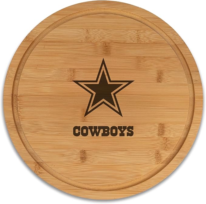 The Memory Company | Licensed NFL 13" Team Bamboo Lazy Susan
