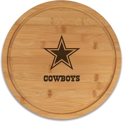 The Memory Company | Licensed NFL 13" Team Bamboo Lazy Susan