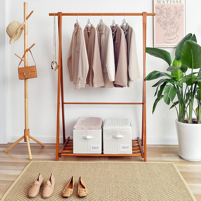 GRANNY SAYS Bundle of 1-Pack Closet Door Organizer & 3-Pack Storage Containers for Organizing