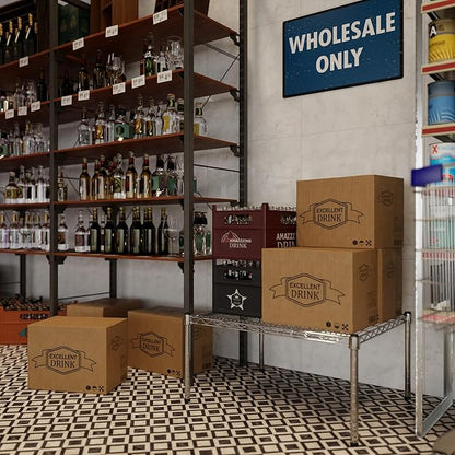 24" Deep x 30" Wide x 14" Height Wire Shelving Kit | 1-Tier | NSF Commercial Storage Rack Unit