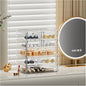 888 TIAN LUN Acrylic Clear Large Makeup Organizer - Jewelry Holder Organizer, Perfect Make Up Organizers and Storage for Vanity, Bathroom (3 Large, 4 Small Drawers - Clear)