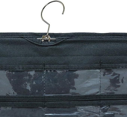 BB Brotrade Hanging Jewelry Organizer, 80 Pocket Accessories Organizer (Black)
