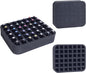 Nail Polish Organizer Holder Foam Pad with Slots for Storage 42 Bottles (15ml/0.5fl.oz) Nail Polish or Essential Oil Tray for Drawers Black