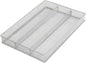 YBM HOME Metal Silverware Organizer for In-Drawer Cutlery Storage, 3 Compartment Mesh Cutlery Flatware Tray Sorts Kitchen Utensils, Great for Office Supplies 1150-12