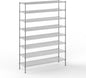 18" Deep x 60" Wide x 86" Height Wire Shelving Kit | 8-Tier | NSF Commercial Storage Rack Unit