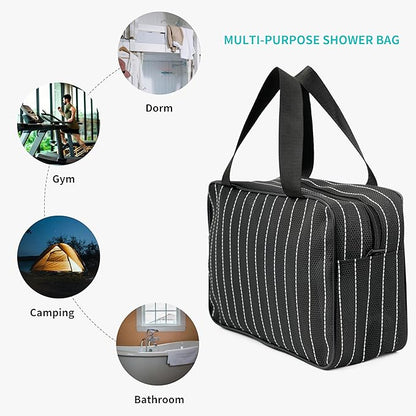 REDSINDA Mesh Shower Caddy Bag for Bathroom Gym Camping Portable Travel Mesh Toiletry Bag for Women Men