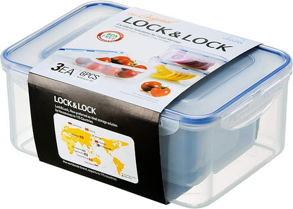 Lock & Lock Assorted Food Storage Container Set (6-Piece)