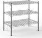 18" Deep x 30" Wide x 27" Height Wire Shelving Kit | 3-Tier | NSF Commercial Storage Rack Unit