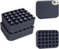 2 Pack Nail Polish Organizer Holder Foam Pad with Slots for Storage 60 Bottles (15ml/0.5fl.oz) Nail Polish or Essential Oil Tray for Drawers Black
