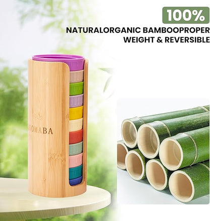 Mason Jar Lid Organizer (2pcs), Mason Jar Lid Storage Made of Bamboo,Fit Perfectly,Stackable Steady, Suitable for Mason Lids/Canning Lids/Bamboo Lids (RUGELAR SIZE)