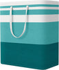 StorageRight Large Collapsible Laundry Basket Hamper with Easy Carry Handles，Freestanding Clothes Hampers for Laundry, Bedroom, Dorm, Towels, Toys, 100L, Green