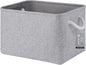Large Storage Baskets- 15x11x10 inch Storage Bins for Shelves and Closet Organizing, Foldable Fabric Bin for Home Organization Clothes and Laundry (1-Pack, Gray)