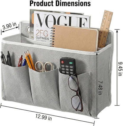 2-Pack Wall Hanging Storage Bag, Over the Door Organizer with Large Mesh Pockets, Hanging Wall Basket Storage for Pantry, Bedroom, Bathroom, Heavy Duty Wall Mounted Storage for Dorm,Closet (Grey)