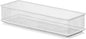 YBM HOME White Mesh Drawer Cabinet and or Shelf Organizer Bins, School Supply Holder Office Desktop Organizer Basket (1, 3x9x2 Inch)