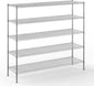 21" Deep x 72" Wide x 64" Height Wire Shelving Kit | 5-Tier | NSF Commercial Storage Rack Unit