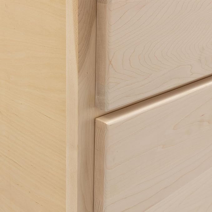 Quicklock RTA (Ready-to-Assemble) | Base Kitchen Cabinets - Shaker Style | Made in America (Raw Maple, 39" Wx34.5 Hx24 D Blind Corner)