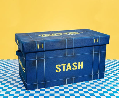 Fallout 76 Vault-Tec Fabric Storage Bin | Cube Organizer For Cabinet, Closet | 24 x 12 Inches