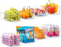 Oizeir 8 Pack Clear Plastic Storage Bins with Handles – Stackable Fridge Organizer Bins for Refrigerator, Freezer, Pantry, Kitchen Cabinet & Cupboard Organization, BPA-Free Acrylic, Transparent