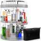 Awenia Makeup Organizer 360-Degree Rotating Plus Size, Adjustable Makeup Storage, 7 Layers Large Capacity Cosmetic Storage Unit,Fits Different Types of Cosmetics and Accessories with Makeup Bag
