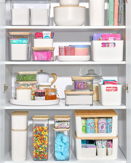 iDesign Recycled Plastic Lazy Susan Turntable Organizer, The Rosanna Pansino Collection – 14.9” L x 14.85” W x 1.6” H, Coconut
