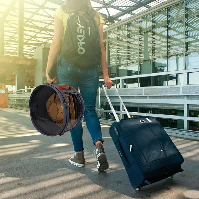 Veki Hat Organizer, Hat Box for Women Storage, Large Clear Felt Hats Box, Wide Brim Cowboy Hats Storage Boxes for Men, Round Brim Cap Boxes With Dustproof Lid for Travel and Wardrobe (Grey)