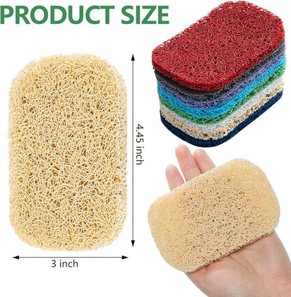 8Pcs Soap Saver Pad, Soap Savers for Bar Soap Bathroom Soap Dishes Self Draining Pads for Soap Lift Dish, Soap Holders for Bathroom (8 Colors)