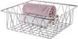 G.E.T. Square Heavy-Duty Iron Wire Utility Storage Basket for Pantry, Storage and More, 12" x 12" x 4"