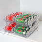 GAROOD Expandable Soda Can Organizer – Drink Organizer for Fridge, Soda Can Organizer for Refrigerator, Can Dispenser for Fridge, Pantry Can Organizer & Canned Food Organizer Storage - TWO PACK