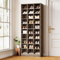 LITTLE TREE 70.9" Tall Shoe Rack, 10-Tier Freestanding Shelf, Max. Store 30 Pairs, Shoe Cabinet Organizer for Living Room, Entryway, Cloakroom, Grey
