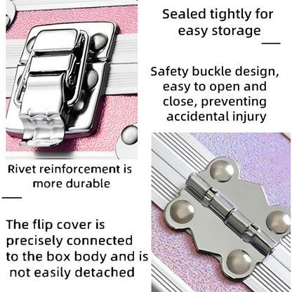 Silve 25 holes nail drill holder,drill bit organizer case, nail drill bits holder,drill bit storage,Nail Tools Organizers Container, Display Storage Box Rack Manicure Tool for Nail Grinding Head